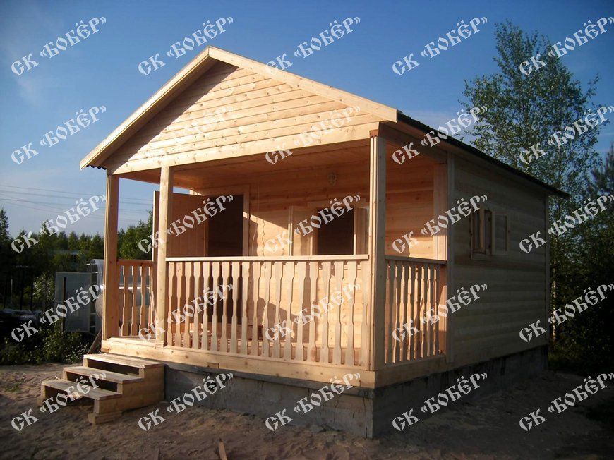 Баня из бруса 4x6 в Балашихе