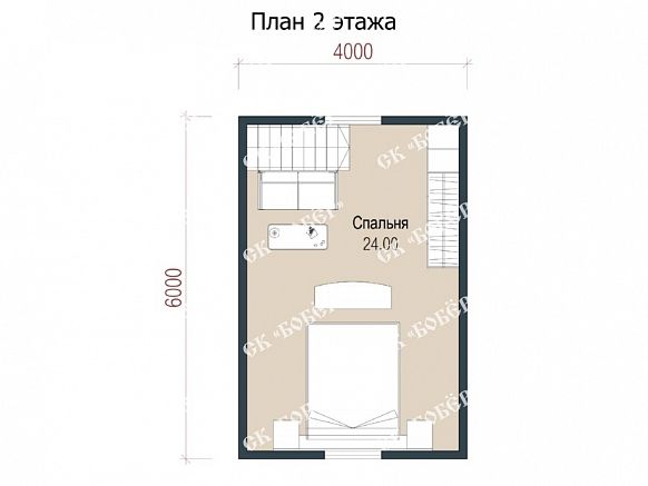 Маленький дом из бруса 6х6. фото
