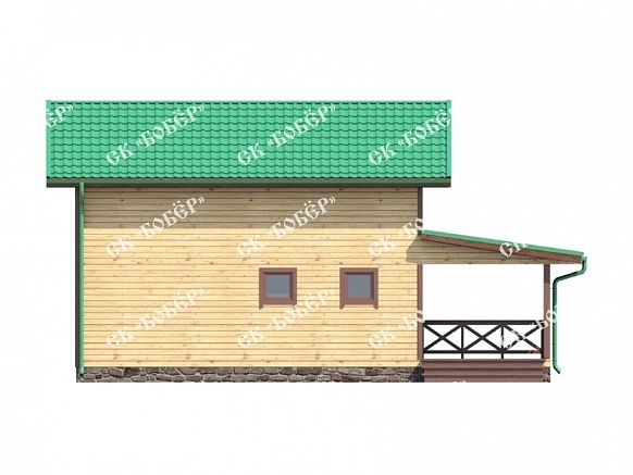 Дом из бруса 6х11. фото
