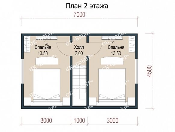 Дачный дом из бруса 6х7. фото